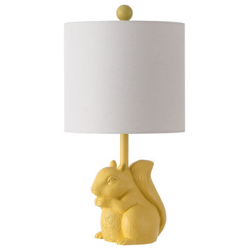 Safavieh Sunny Squirrel Lamp Yellow