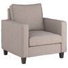 CorLiving Georgia Beige Fabric Accent Chair
