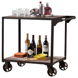 Industrial Bar Carts by Arcadian Home & Lighting