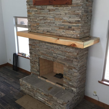 Beetle Kill Pine Furniture - Custom Mantle