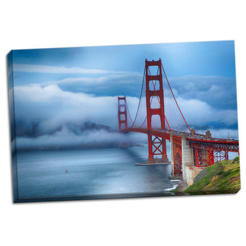 Fine Art Photograph, Golden Gate Bridge VI, Hand-Stretched Canvas