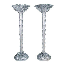 French Torch&egrave;re Floor Lamps in the Manner of Serge Roche - Floor Lamps