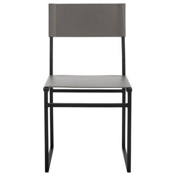 Safavieh Layne Dining Chair, Grey/Black