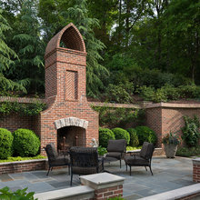 outdoor fireplace