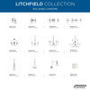 Litchfield 1-Light Bath