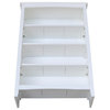 Shaker Bookcase - 48"H  White