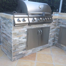 outdoor bbq island