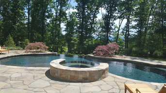 Gunite pool and spa