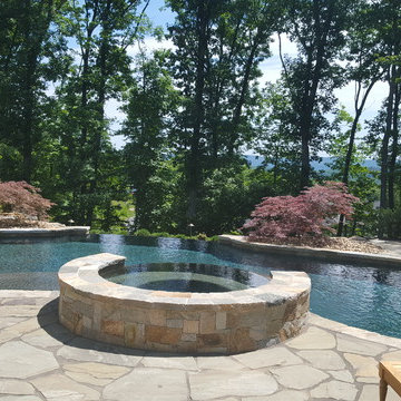 Gunite pool and spa