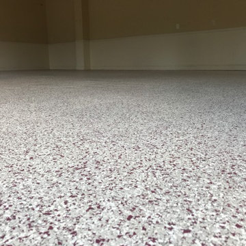 Garage Epoxy/Polyaspartic Flake Floors