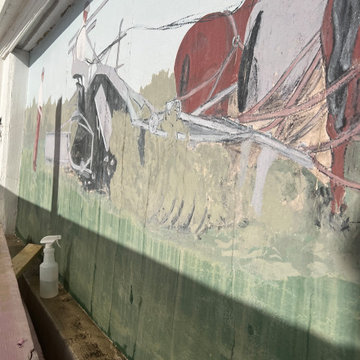 Michigan State Fair Coliseum: Portico Mural Restoration