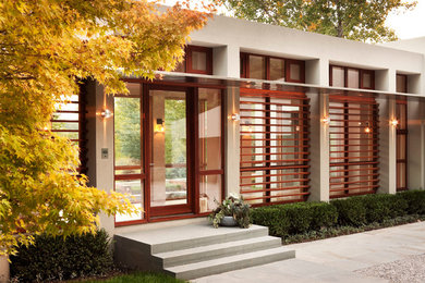 Entryway - contemporary entryway idea in New York
