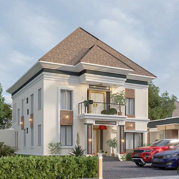 a modern five bedroom duplex l