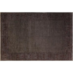 Bareen Designer Rugs - Overdyed Sona Gray/Dark Red Wool Rug, 10'0x13'8 - Masterfully hand-knotted by skilled artists, this over dyed hand knotted rug highlights careful attention to detail and color to create a remarkable chromatic composition. Each rug is hand knotted using centuries old techniques and mellowed down by the natural energy of the sun. While retaining the original design each rug is given a unique artistic composition by over dying and washing each rug in remarkable color palette to produce a bolder, brighter, modern and saturated look. The modern inspired look with rich, luscious detailing, vibrant feel and a show-stopping palette with saturated colors provides an unexpected decor twist. The historic and timeless appearance of this collection offers an exquisite quality of one-of-a-kind artistic rugs.
