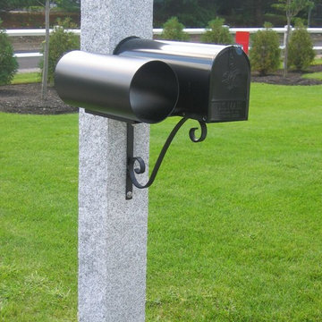 Granite Mailbox Posts