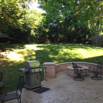 K-Stamped concrete patio
