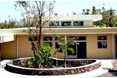 Inspiration for a contemporary exterior home remodel in Denver