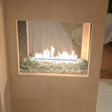 Bedroom fireplace