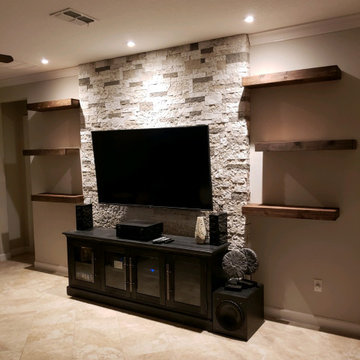 Air Stone accent wall