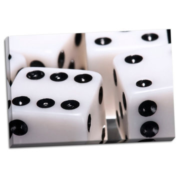 Fine Art Photograph, Dice III, Hand-Stretched Canvas