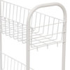 Rolling Laundry Cart with Three Tiers