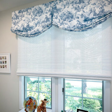 Custom Toile Window Treatments