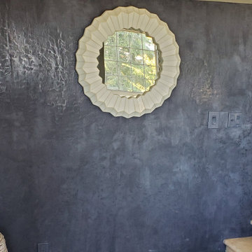 Hale Navy Marmarino Plaster Wall