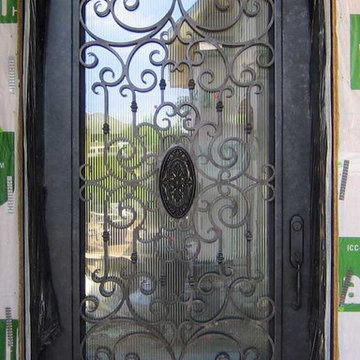 Square Iron Doors