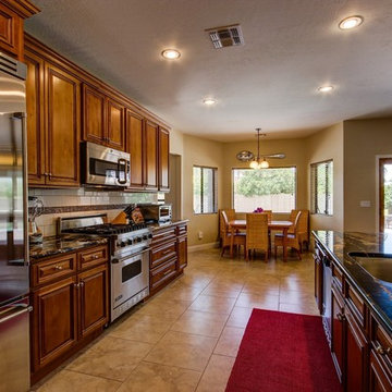 Kitchen remodel, Fireplace renovation, Wet bar