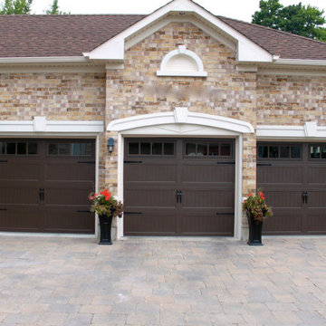 Traditional Residential Garage Door Installation-Coach House Door