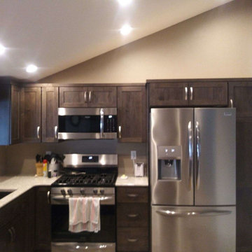 Traditional Kitchen Remodel Done in a Koala Color