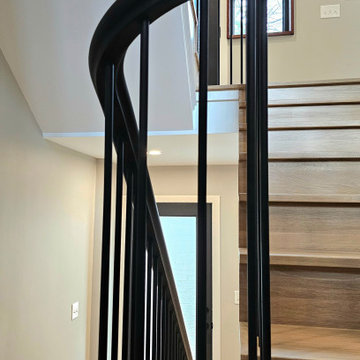 Project #115 | Staircase with Continuous Rail System Without Newels