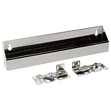 Rev-A-Shelf Stainless Steel Tip-Out Tray with Hinges, 6581 Series, 13