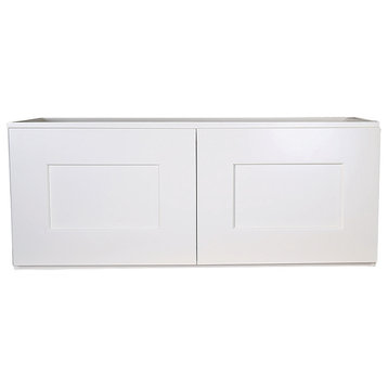 Brookings Fully Assembled Shaker Wall Kitchen Cabinet 30", White