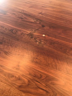 How To Refinish Get Rid Of Scratches Marks On A Walnut Island Top