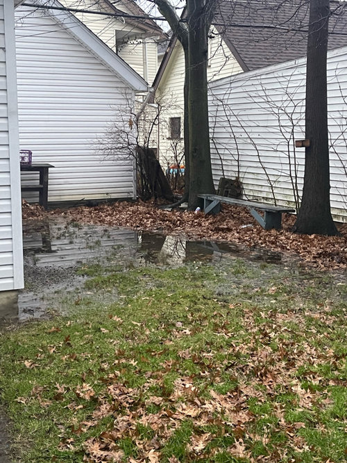 my backyard floods when it rains
