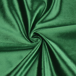 Hotham Green and Blue Plain Ready Made Velvet Curtains and Fabrics Bangladesh Gr - Upholstery Fabric