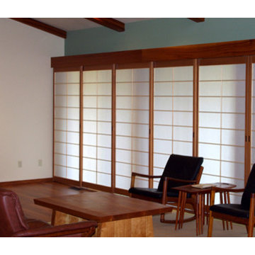 Shoji screens in a whole house remodel