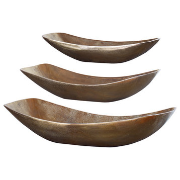 Anas Antique Brass Bowls, Set of 3