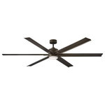Hinkley - Hinkley 900982FMM-LDD Indy Maxx - 82 Inch 6 Blade Ceiling Fan with Light Kit - The raw, Edgy style of Indy is the perfect complemIndy Maxx 82 Inch 6  Brushed Nickel BrushUL: Suitable for damp locations Energy Star Qualified: n/a ADA Certified: n/a  *Number of Lights:   *Bulb Included:Yes *Bulb Type:LED *Finish Type:Brushed Nickel