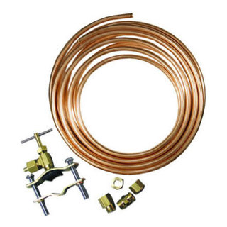 Homewerks® 7251-25-14-KIT Copper Ice Maker Kit with Saddle Valve, 1/4
