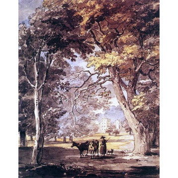 Paul Sandby Cow-Girl in the Windsor Great Park Wall Decal