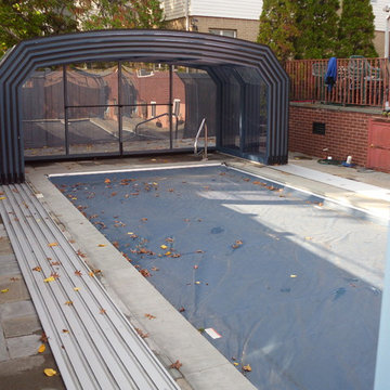 Flushing, NY - Retractable Pool Enclosure - Oceanic Design