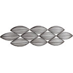 Cyan Design - Yasha Wall Art - Decorate an empty wall with the eye-catching Yasha Wall Art. This unique art piece is made from a cluster of elliptical metal wire pieces. Hang it above a side table or dresser to add texture and dimension to a flat wall surface.