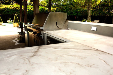 Inspiration for a large modern patio remodel in New Orleans