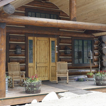Authentic Rocky Mountain Log Cabin