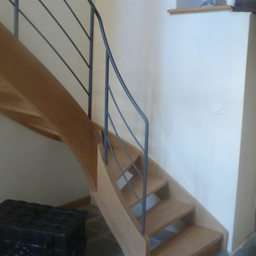 Escalier Bois et Métal