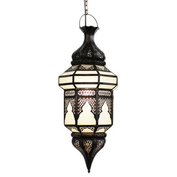 Moroccan Frosted Glass Lantern