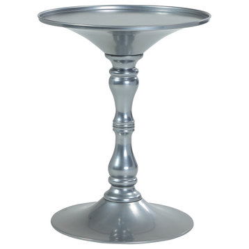 Bishop Side Table Silver