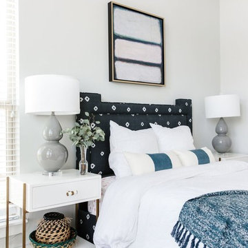 NoDa Townhome | Living and Master